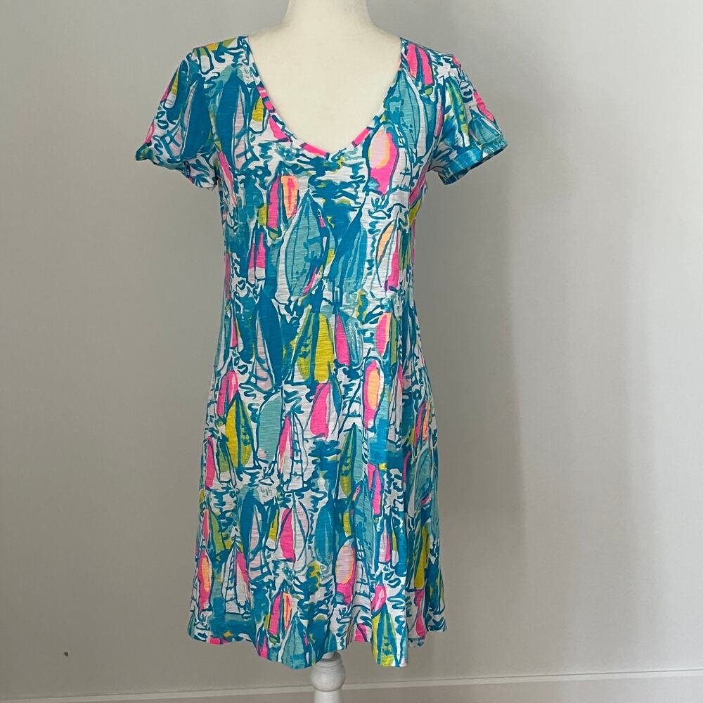 Lilly Pulitzer Jessica Dress in Beach and Bae